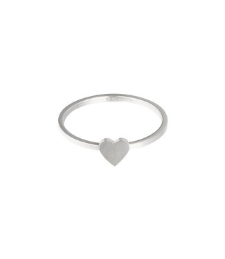 Silver Heart Statement Ring