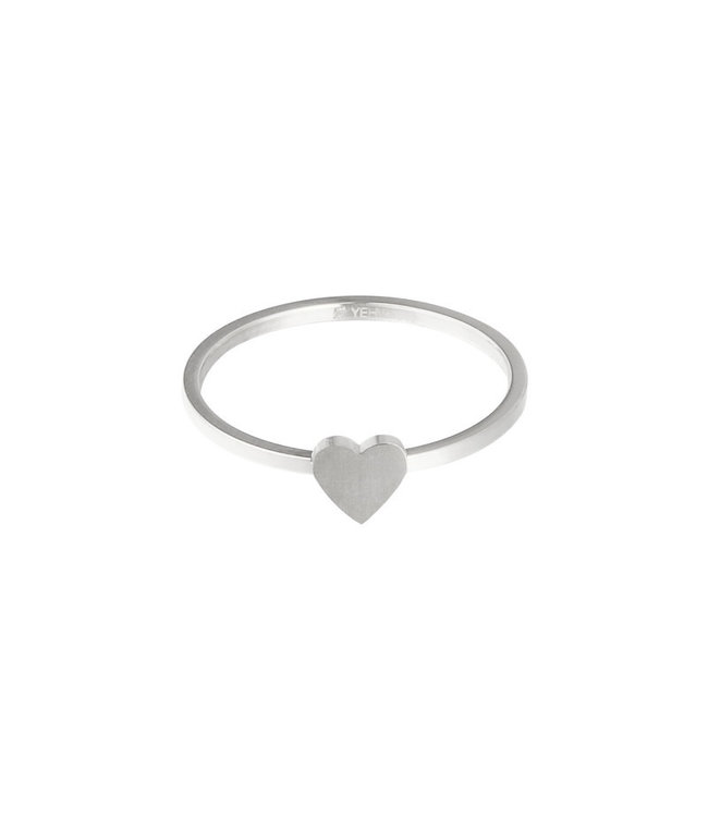 Silver Heart Statement Ring