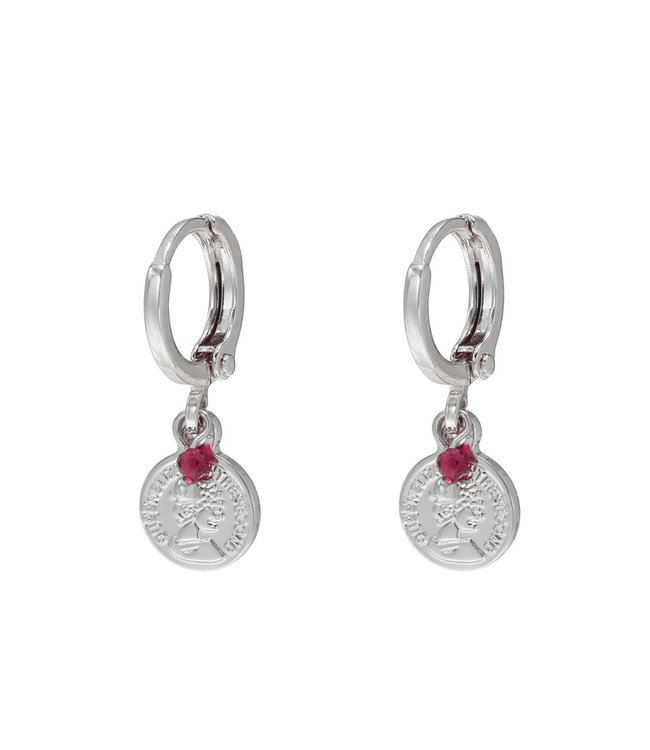 Silver Little Queen Earrings