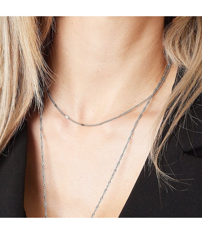 Silver Little Links Necklace