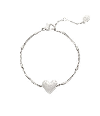 Silver Love to Travel Bracelet