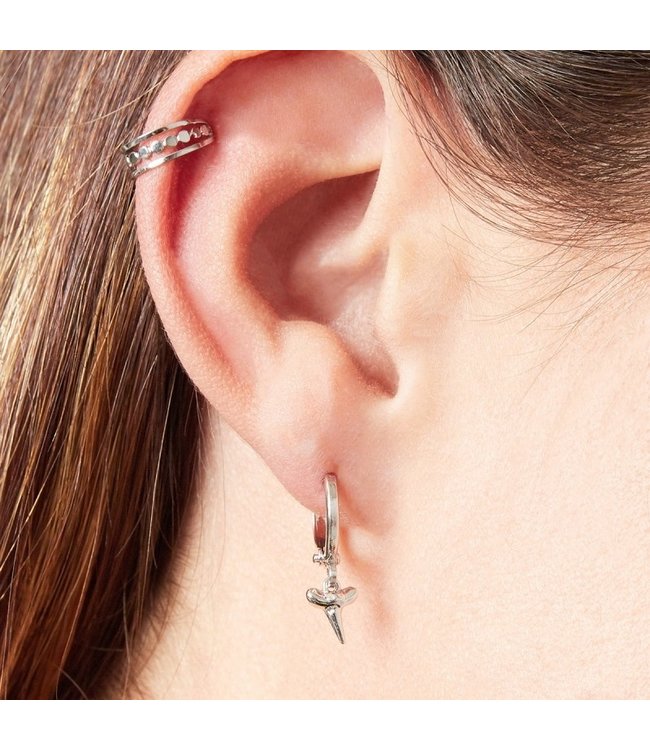 Silver Miss Tiny Earrings