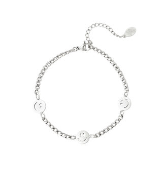 Silver Original Smiley Bracelet