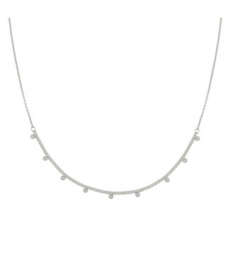 Silver Tiny Love Necklace