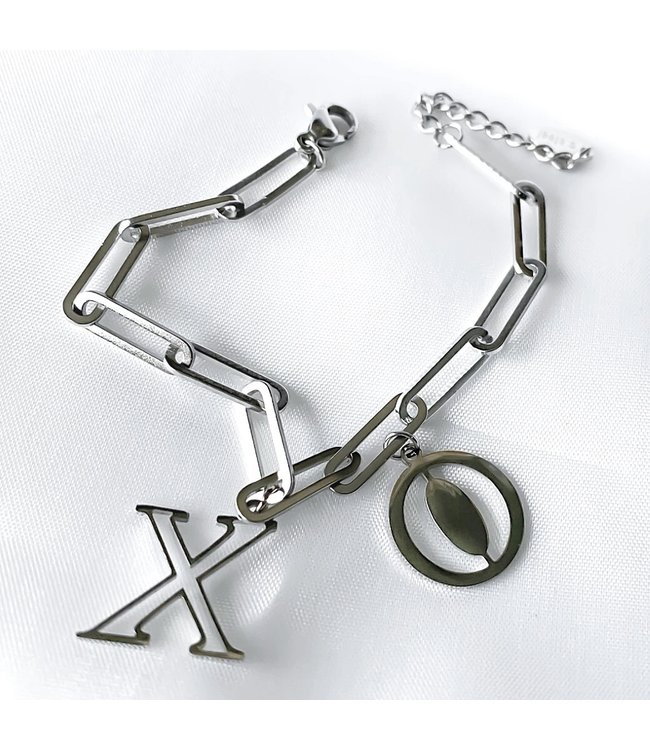 Silver XO Bracelet