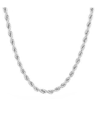 Silver Twisted Chain Necklace