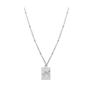 Silver Wild Leo Necklace