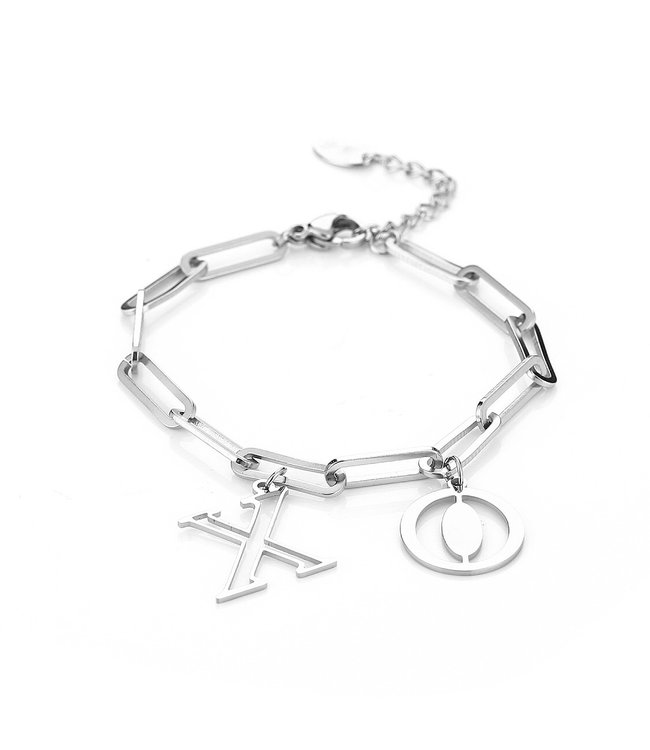 Silver XO Bracelet