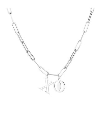 Silver XO Necklace
