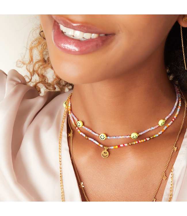 Smiley Beads Necklace