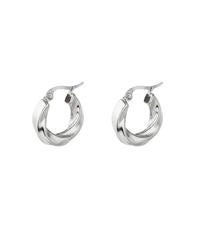 Swirl Hoops Earrings