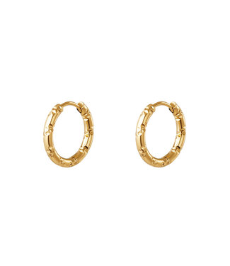 Textured Hoop Earrings