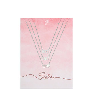 Three Sisters Necklace Giftcard / Silver
