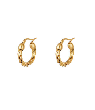 Twine Hoop Earrings