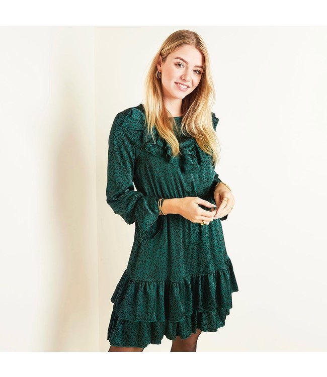 Winter Beast Dress / Emerald Green
