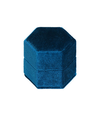 Velvet Ring Box / Turquoise