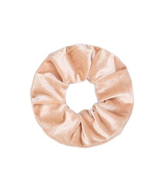 Velvet Scrunchie / Beige