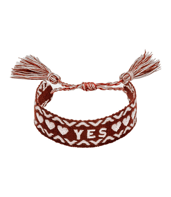 Woven Yes Bracelet