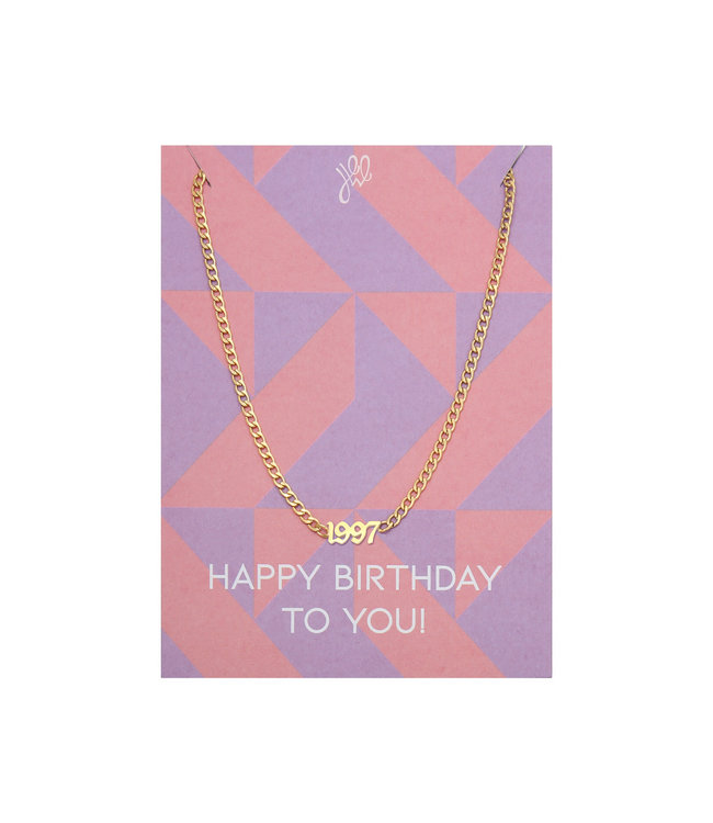 Year of Birth Necklace Giftcard