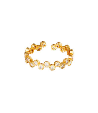 Zircon Bubble Ring