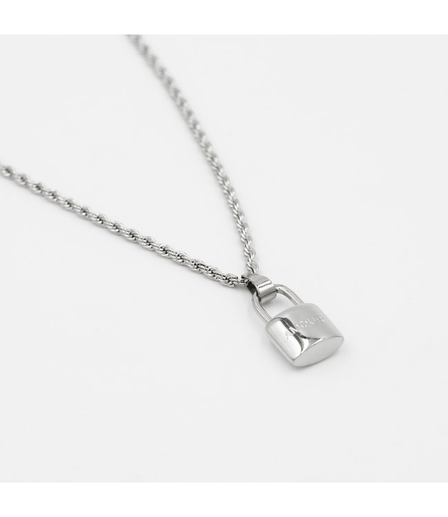 Amour Lock Necklace