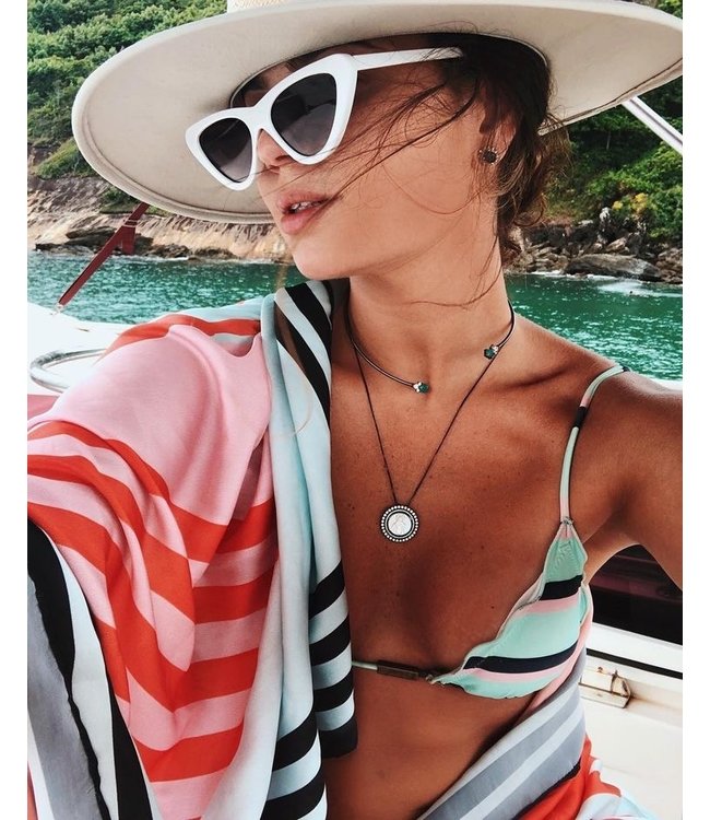 Gigi Cateye Sunglasses / White