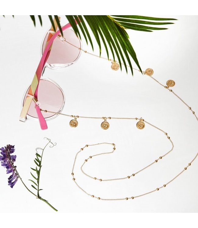Gold Perfect Coin Sunglasses Cord