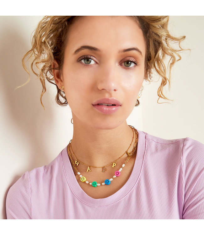 Happy Link Necklace