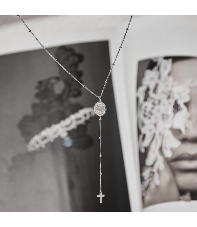 Religious Coin Necklace