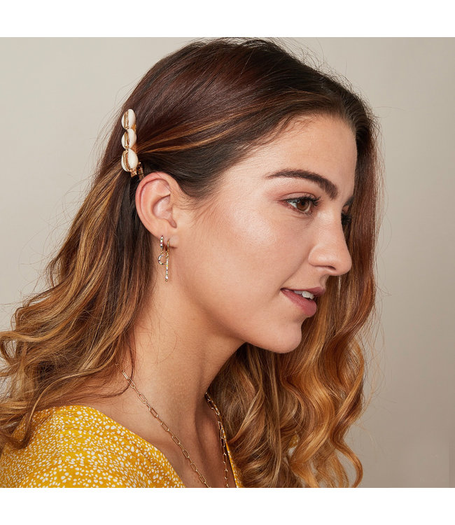 Rhinestones Bar Earrings