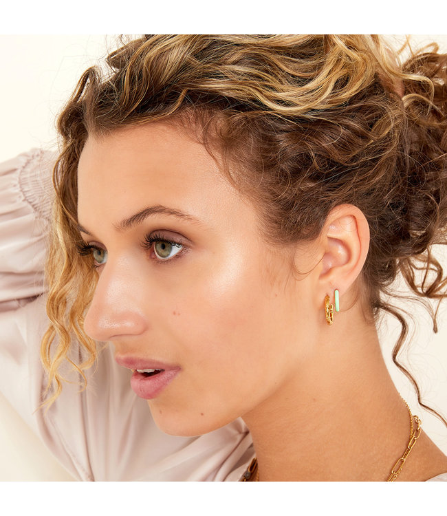 Textured Hoop Earrings