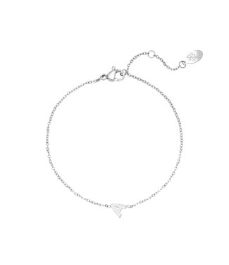 Silver Initial Bracelet