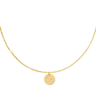 Gold Zodiac Sign Necklace