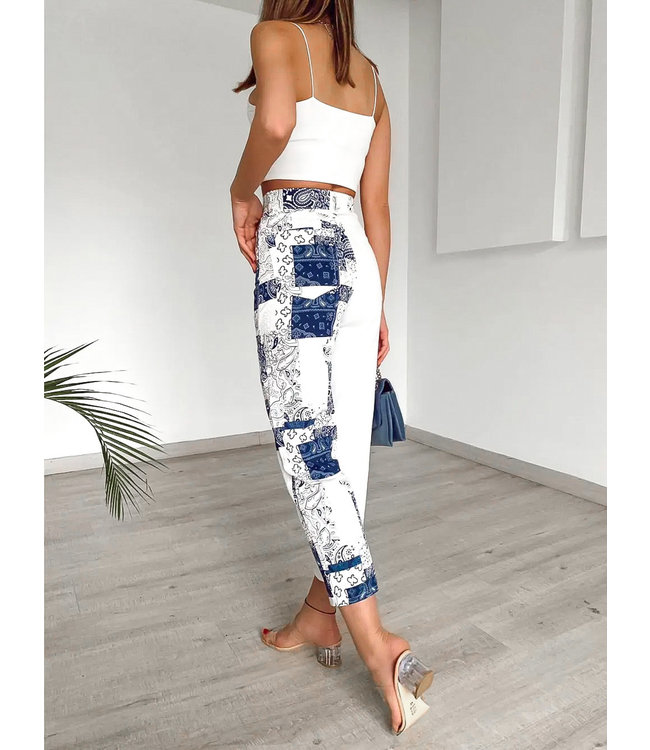 Printed Style Jeans