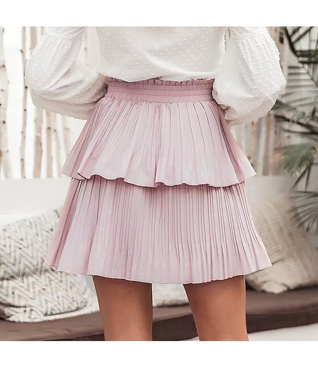 Pink Ruffles Skirt