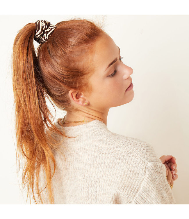 Zebra Scrunchie