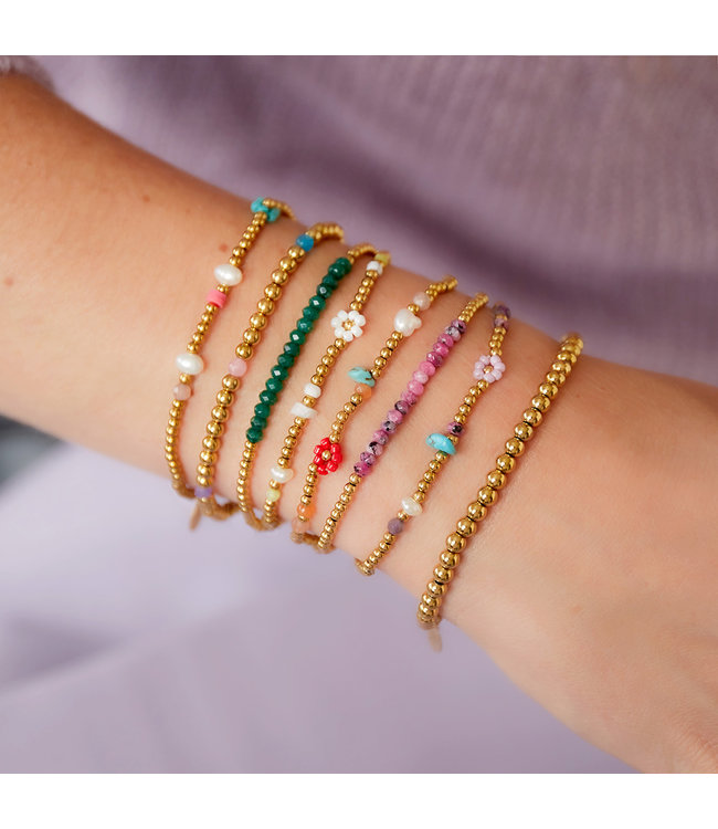 Nature Stone Beads Bracelet