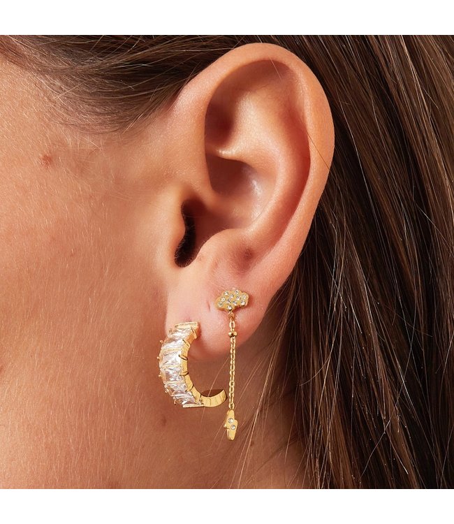 Shiny Chunky Earrings