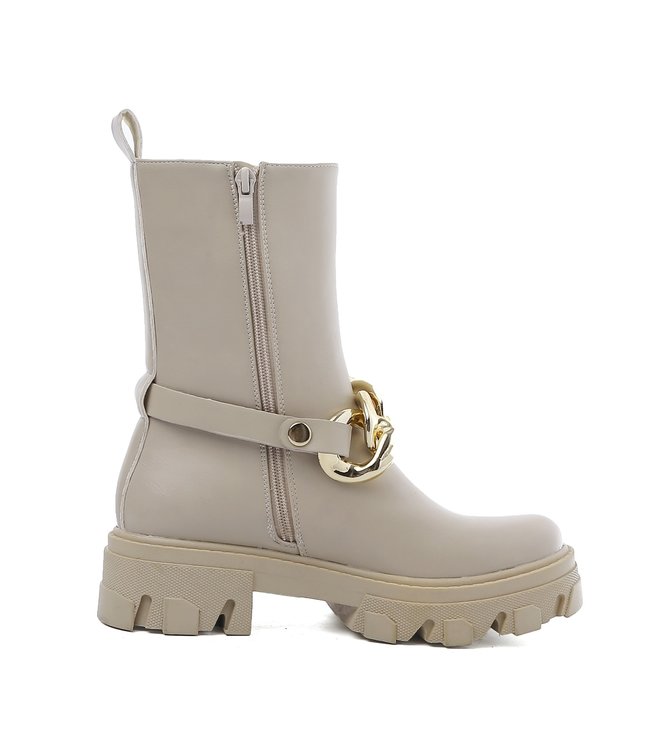 Chunky Chain Boots