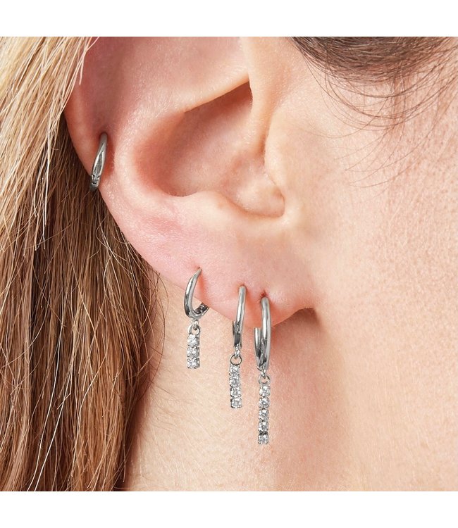 Dangling Diamonds Earrings Set