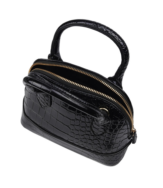 Shiny Croco Bag / Black