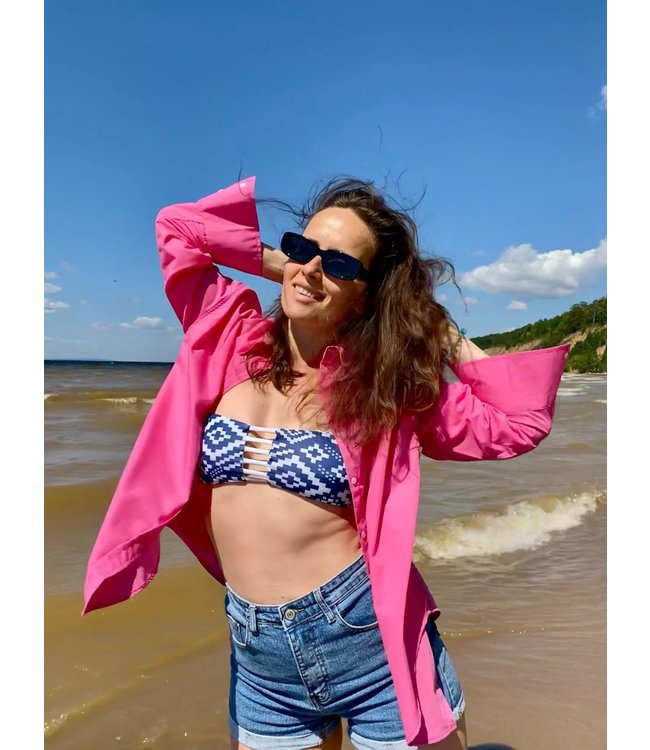 Oversized Blouse / Candy Pink