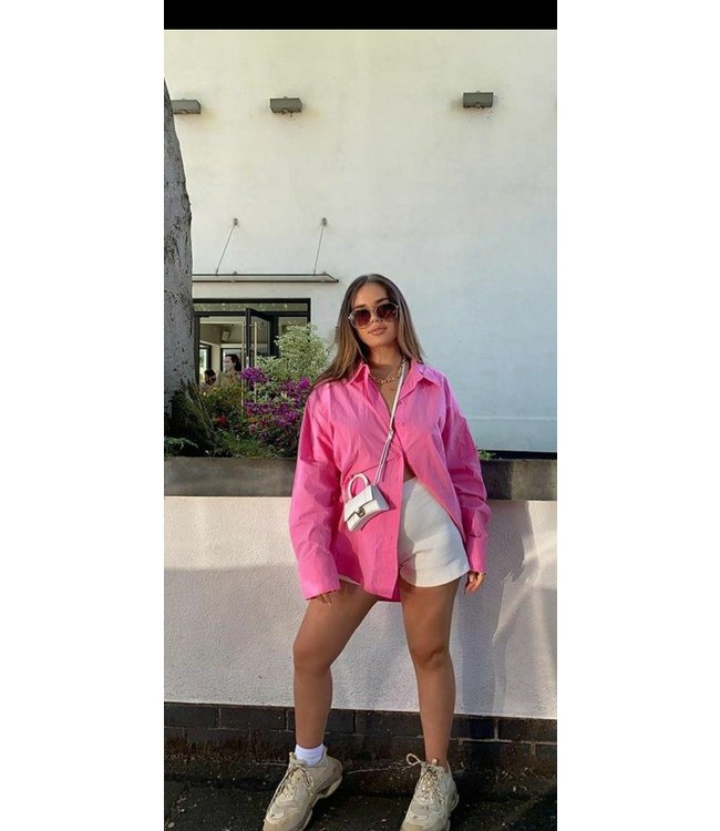 Oversized Blouse / Candy Pink