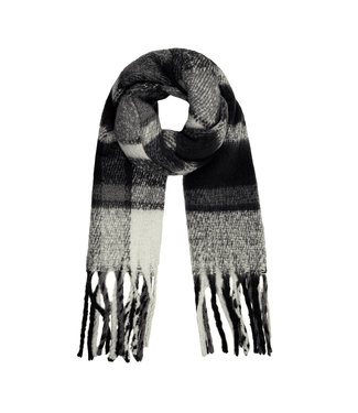 Blocks Scarf / Black