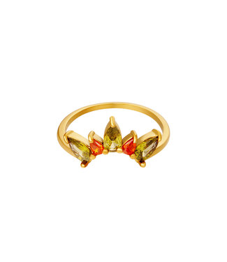 Gold Crown Ring