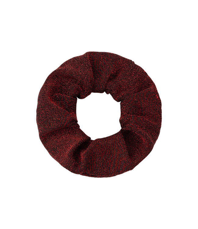 Glitter Scrunchie / Wine Red
