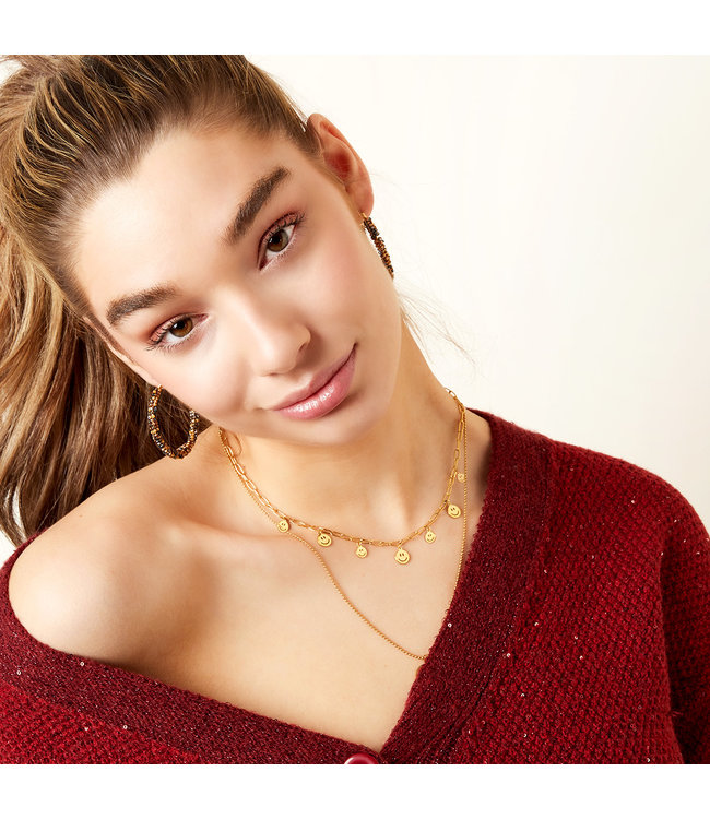 Full of Smileys Necklace