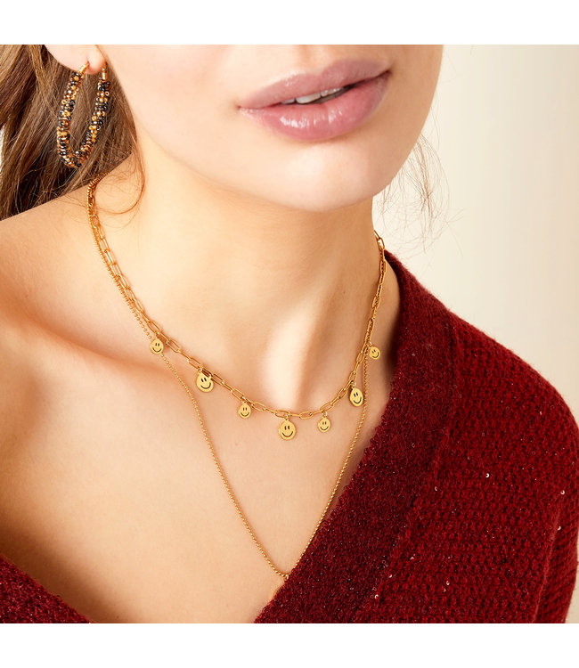 Full of Smileys Necklace