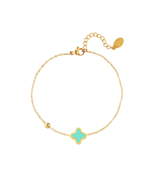 One Clover Bracelet / Turquoise