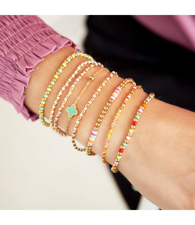 One Clover Bracelet / Turquoise